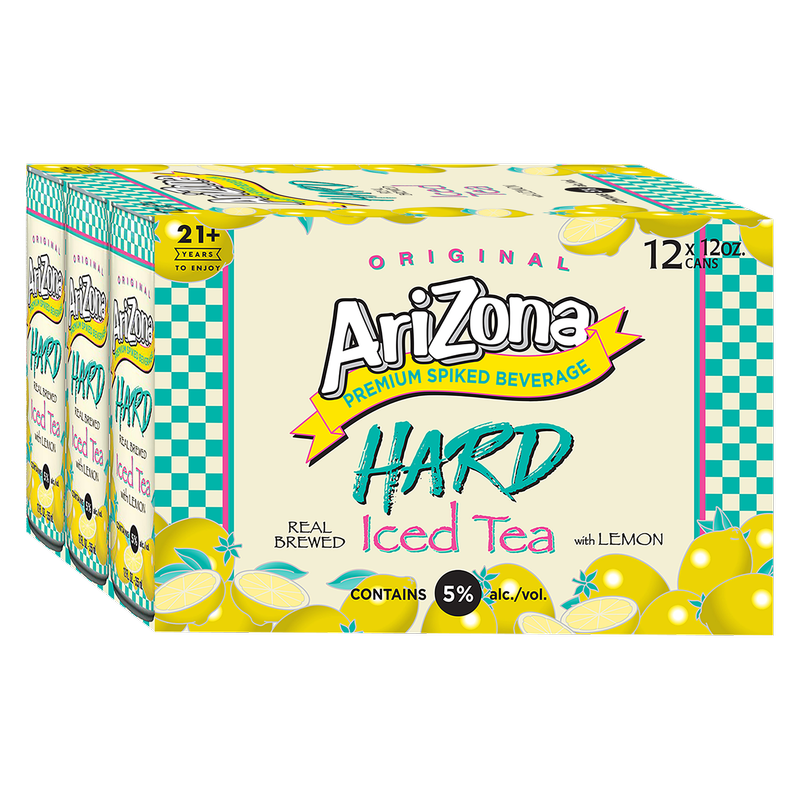 Arizona Hard Lemon Tea 12pk 12oz Cans