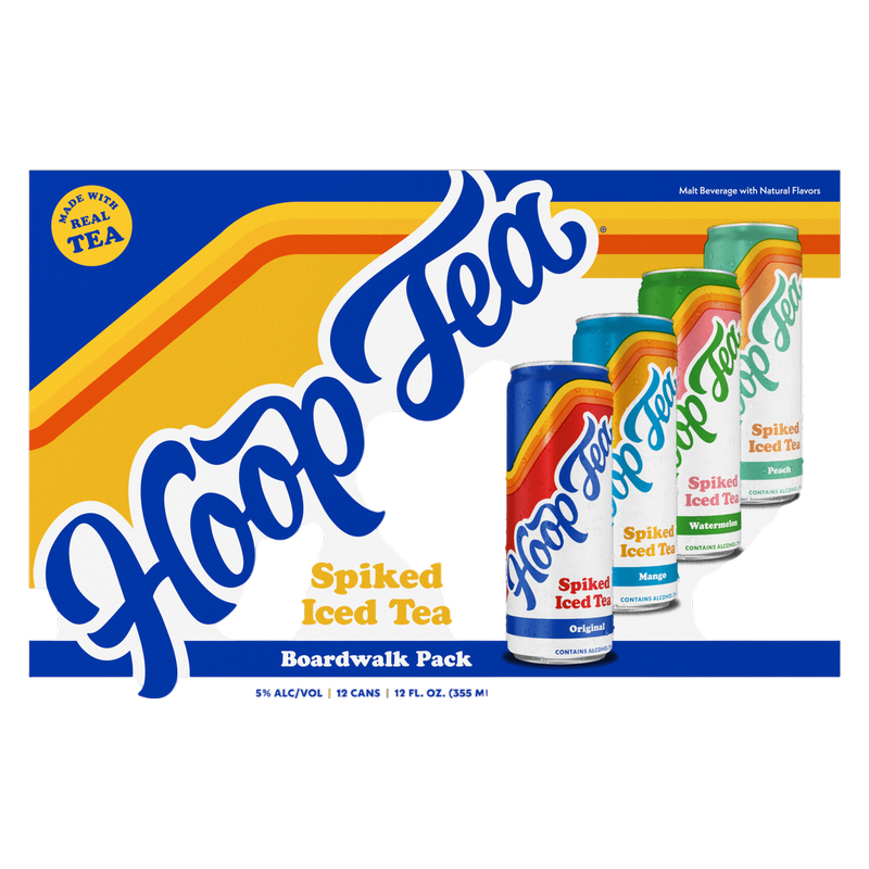 Hoop Tea Boardwalk Variety 12pk 12oz 5% ABV Cans 