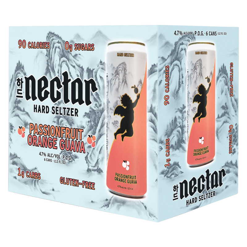 Nectar Hard Seltzer - P.O.G. Passionfruit Orange Guava 6pk 12oz Can 4.8% ABV
