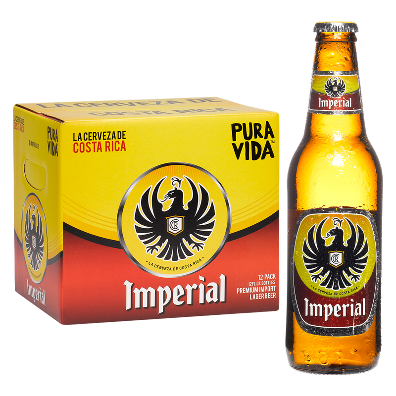 Imperial Lager Beer 12 Pack Bottles