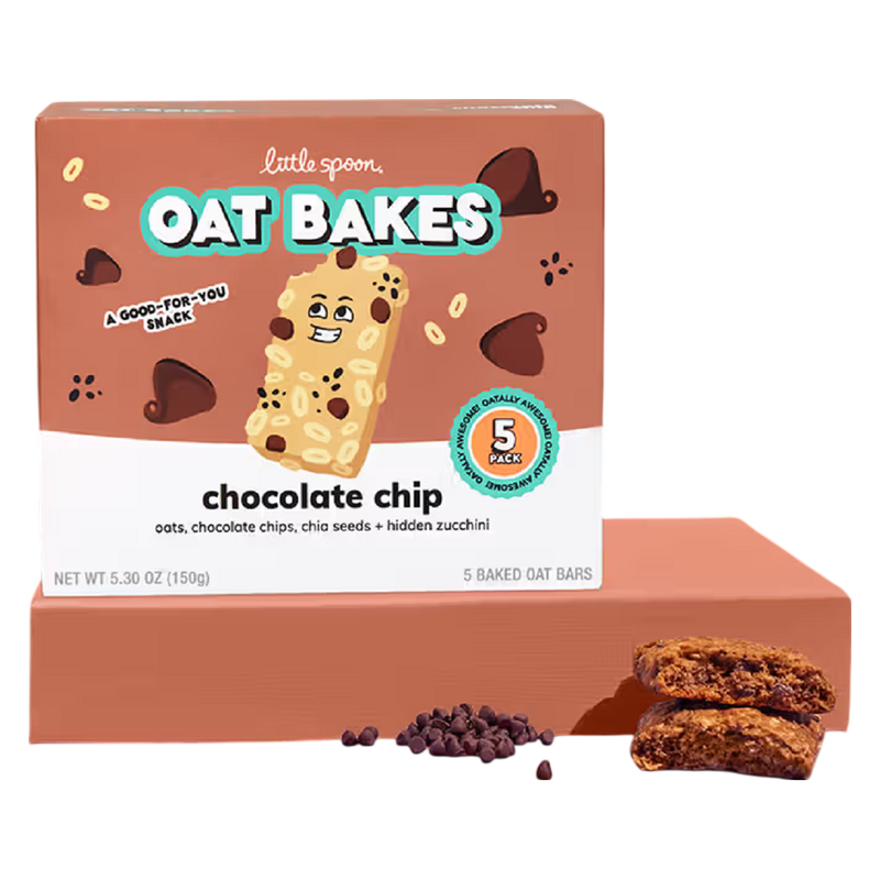 Little Spoon Chocolate Chip Oat Bake 5 bar Box