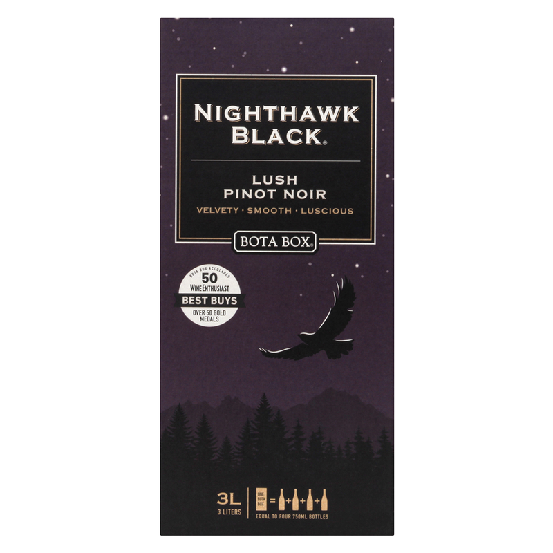 Bota Box Nighthawk Black Lush Pinot Noir 3 L Box