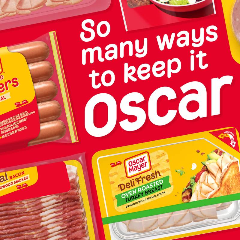 Oscar Mayer Deli Fresh Oven Roasted Turkey Breast Sliced Lunch Meat - 9oz
