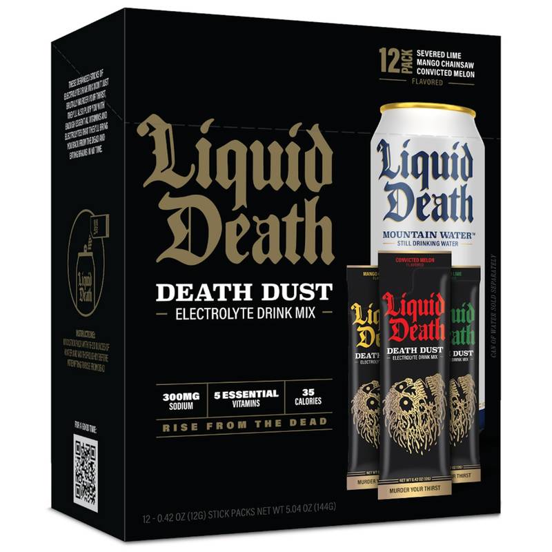 Liquid Death Death Dust Variety Pack Electrolyte Drink Mix 12 pk