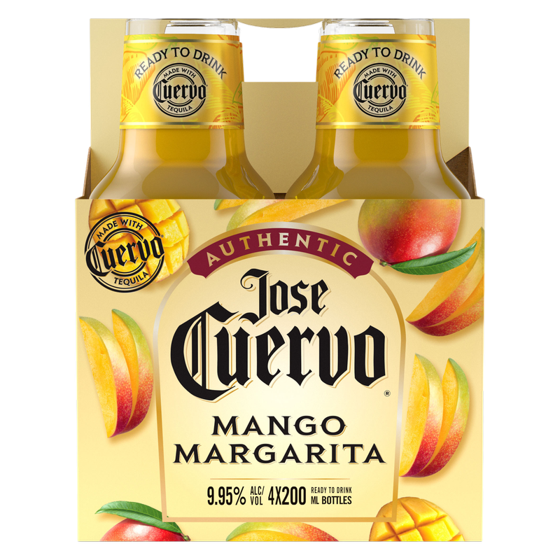 Jose Cuervo Authentic Mango Margarita 4pk 200ml 9.95% ABV