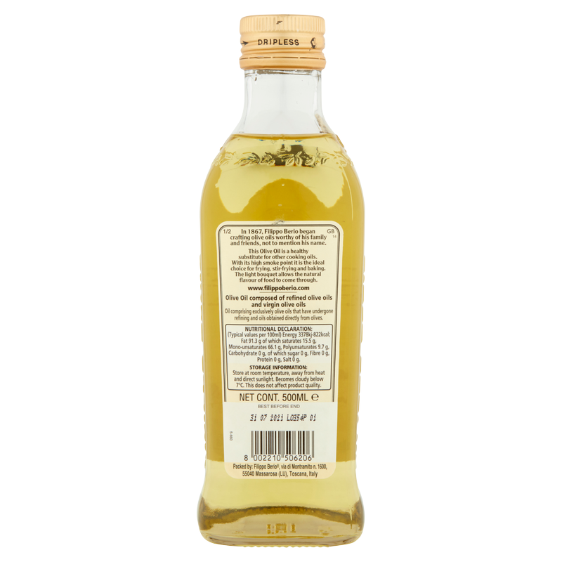 Filippo Berio Mild & Light Olive Oil, 500ml