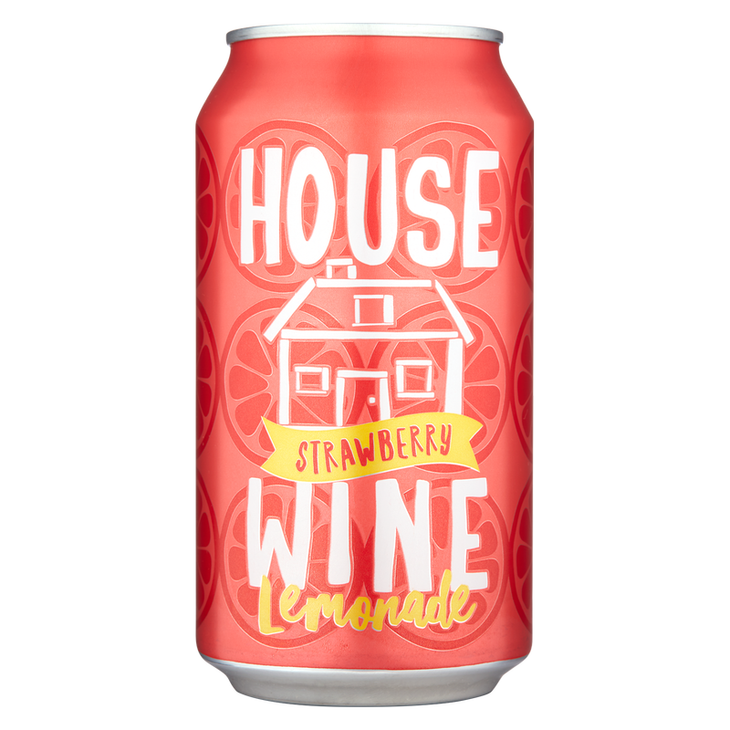 House Wine Strawberry Lemonade Single 375ml Can