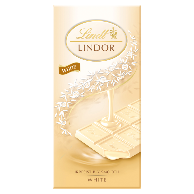 Lindt Lindor White Chocolate, 100g