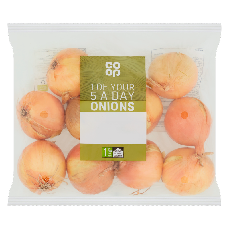 Co-op Brown Onions, 750g