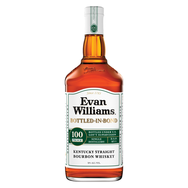 Evan Williams White Label Bourbon BIB 100pf 1.75L