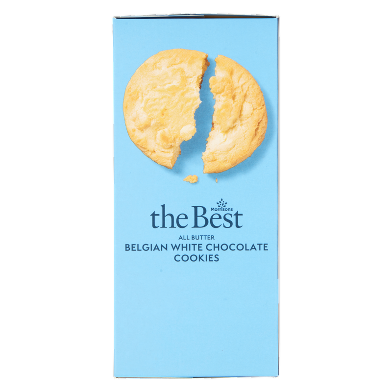 Morrisons The Best All Butter Belgian White Chocolate Cookies, 200g