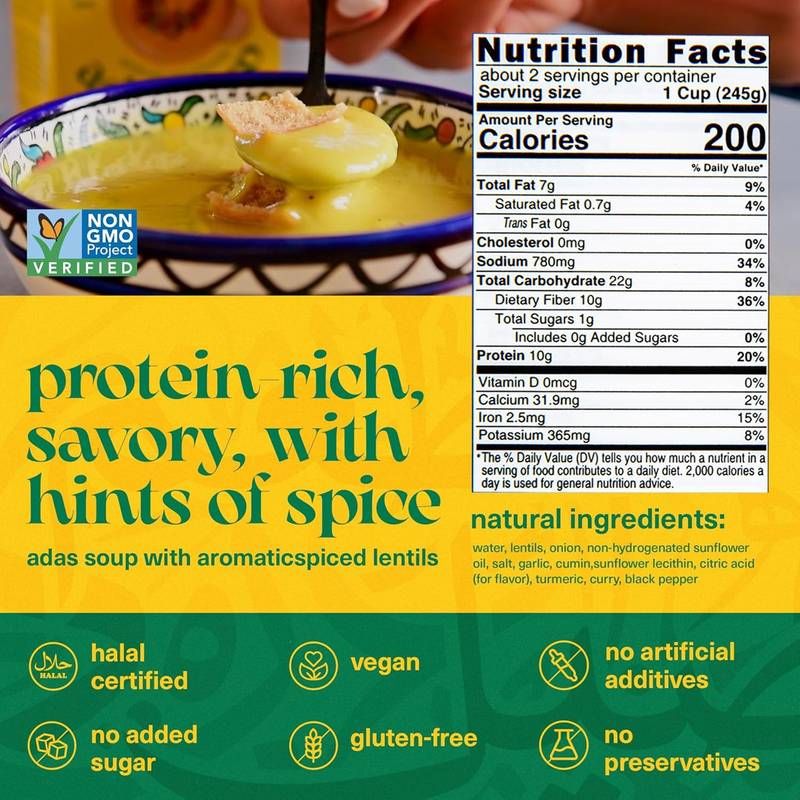 Mezete Adas (Lentil) Soup 17.64oz