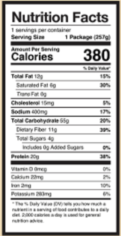 Crave New World Macarrones con queso y pollo al chipotle, comida congelada, 9 oz