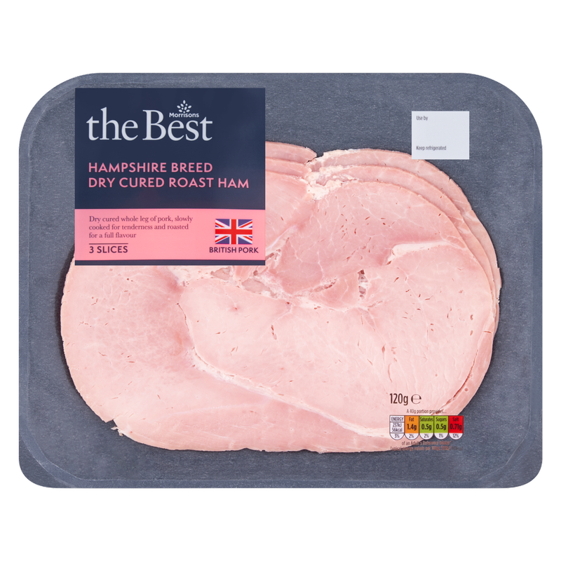 Morrisons The Best Hampshire Dry Cured Roast Ham, 120g
