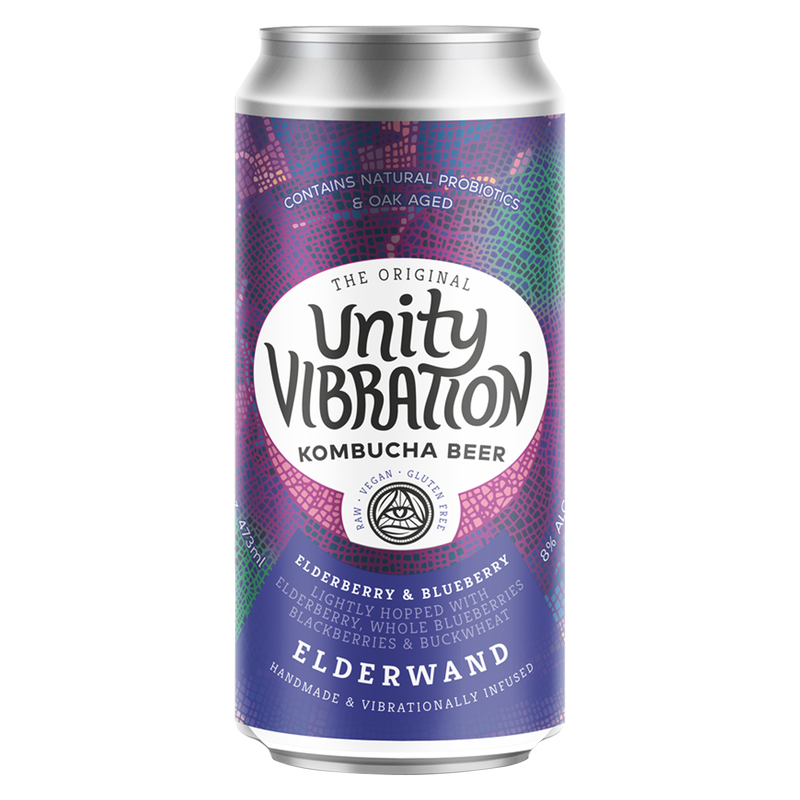 Unity Vibration Kombucha Beer Elderwand (16 OZ CAN)