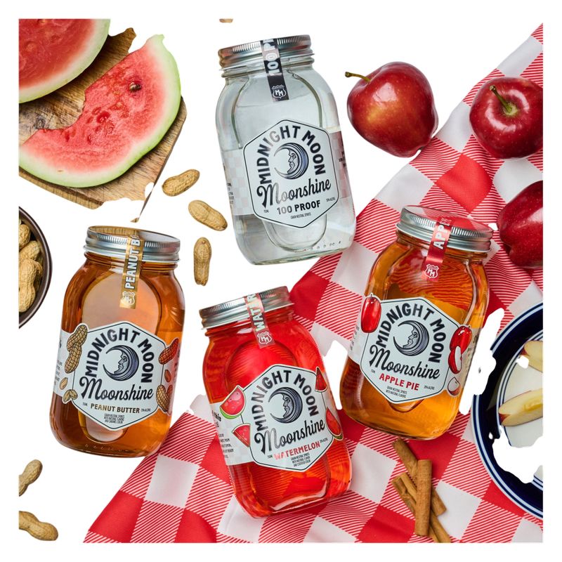 Midnight Moon Watermelon Moonshine, 50ml, 70 Proof (35% ABV)