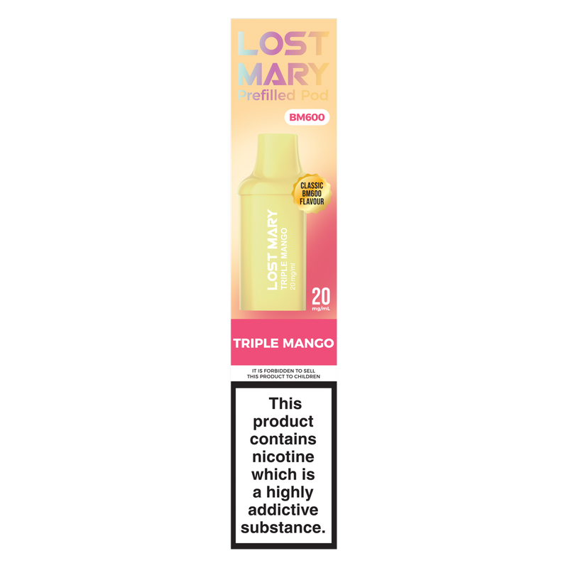 Lost Mary BM600 Prefilled Pods Triple Mango 20mg/ml, 2pcs