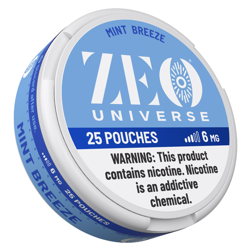 ZEO Breeze Nicotine Pouches 25ct 6mg
