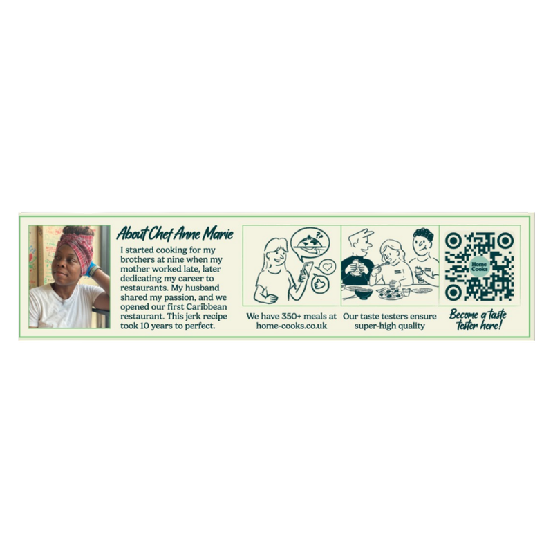 HomeCooks Sticky Mango Jerk Chicken - By Chef Ann Marie, 375g