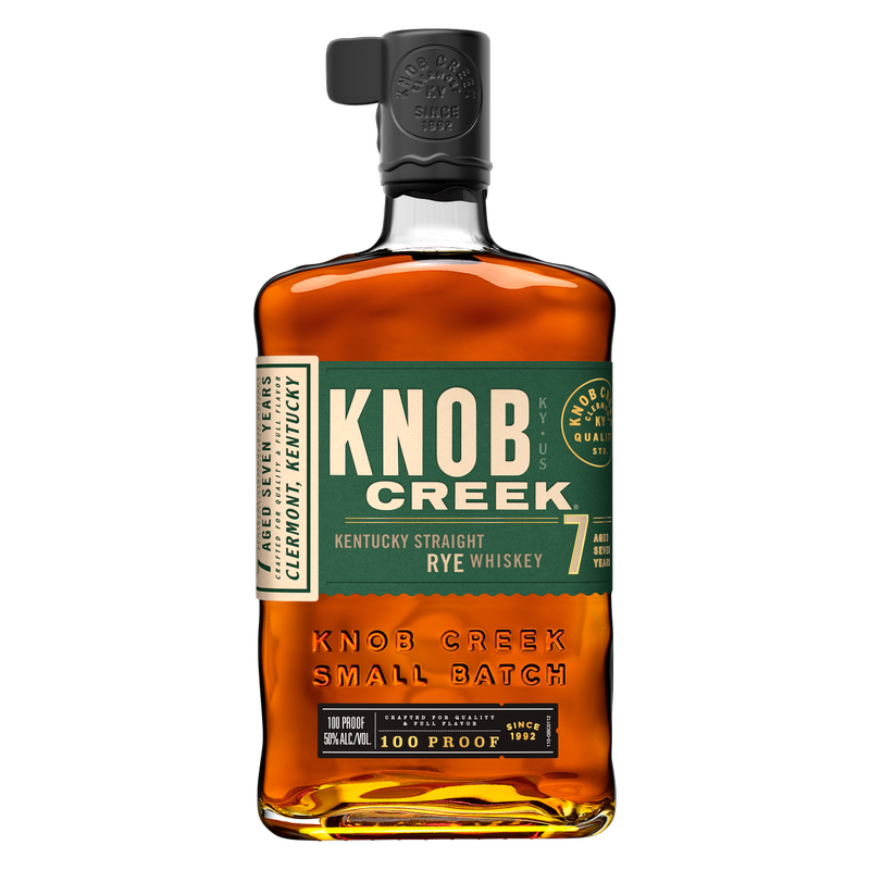 Knob Creek 7 Year Rye Whiskey 750ml (100 Proof)
