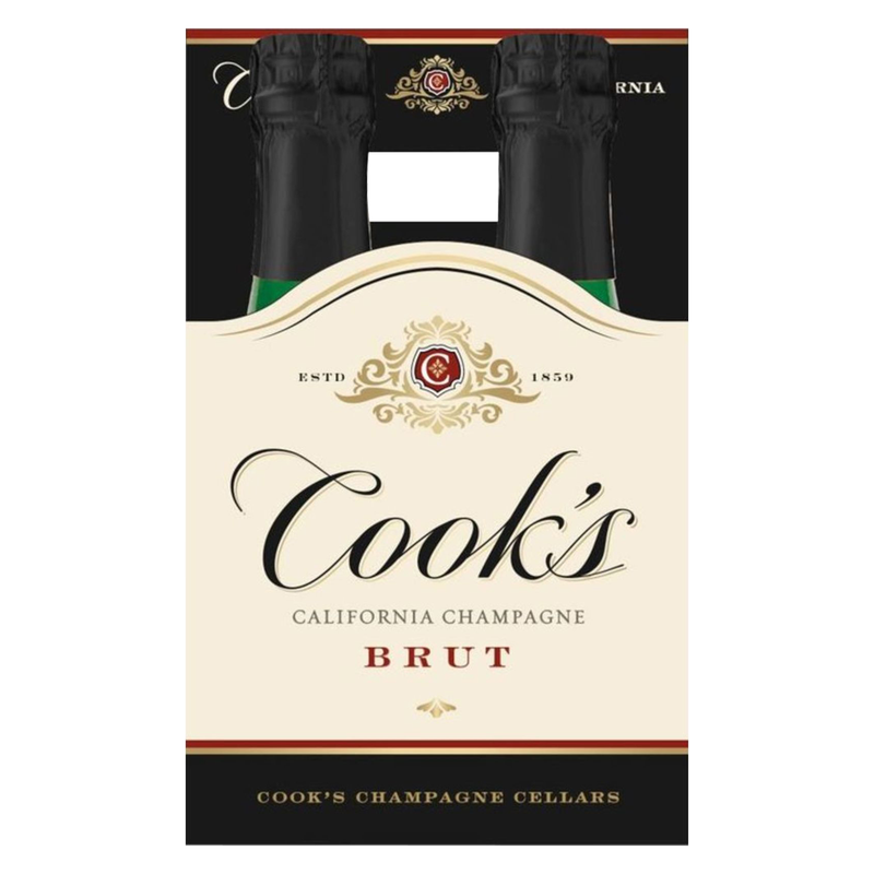 Cook's Brut 187ml 4pk