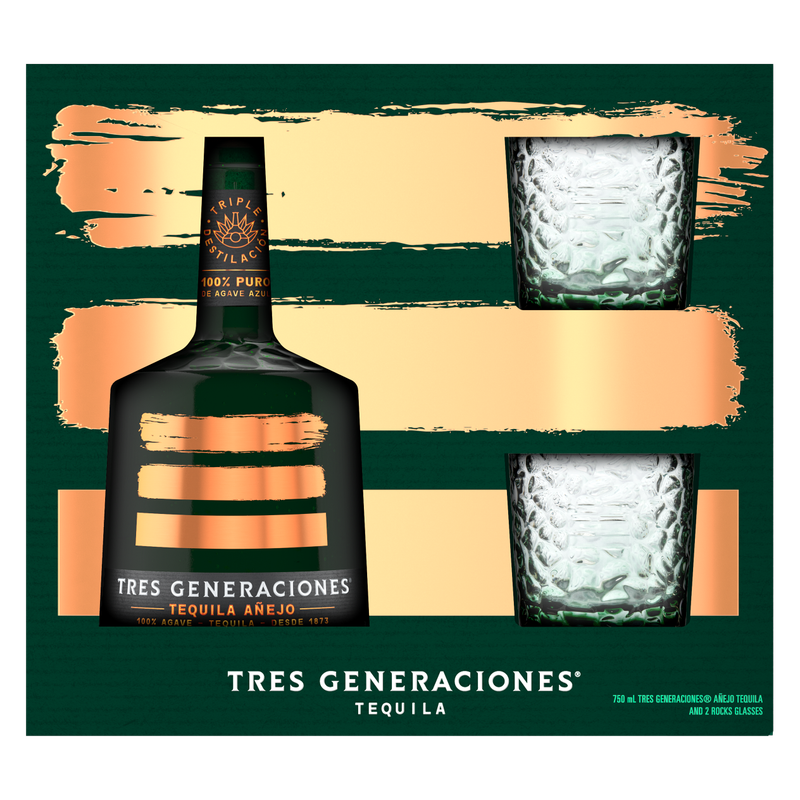 Tres Generaciones Anejo Tequila 750ml Gift Set