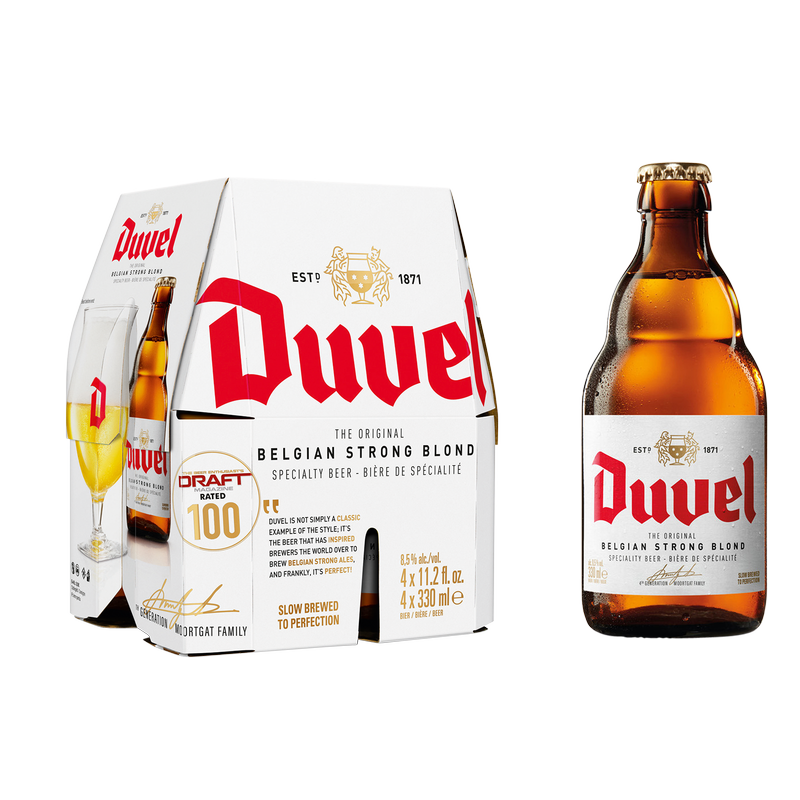 Duvel Belgian Ale 4pk 11.2oz Btl 8.5% ABV