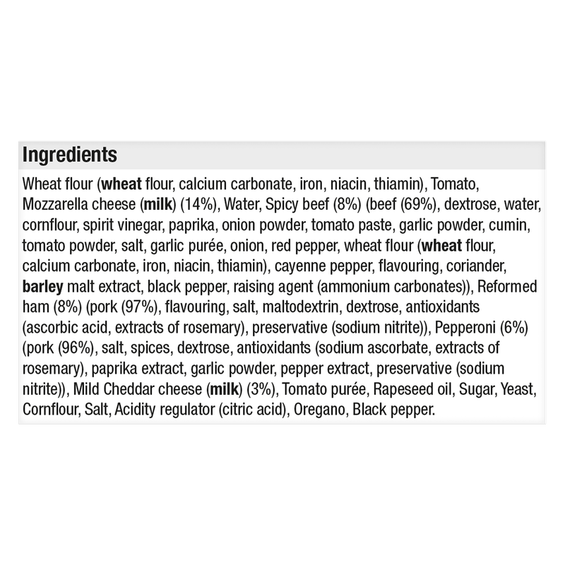 Morrisons Meat Feast Stonebaked Pizza, 300g Quick Meals fast delivery