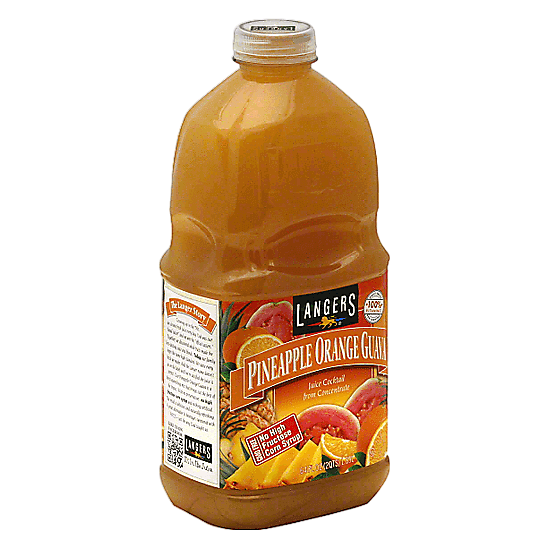 Langers Pineapple Orange Quava Juice 64oz