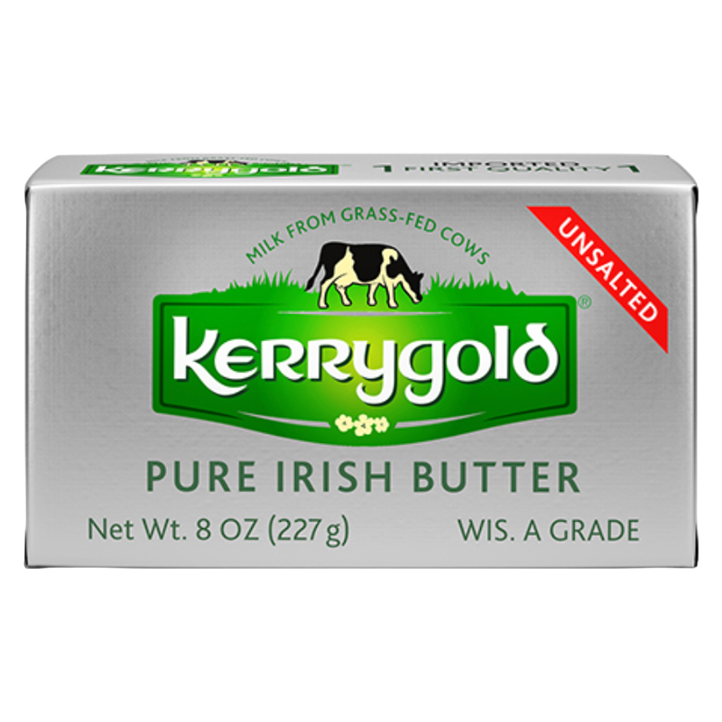 Kerrygold Pure Irish Unsalted Butter - 8oz (WI)