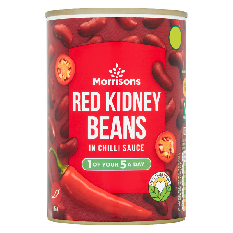 Morrisons Red Kidney Beans in Chilli Sauce, 405g