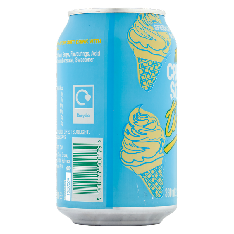 Ting Cream Soda Carbonated Vanilla Drink, 330ml