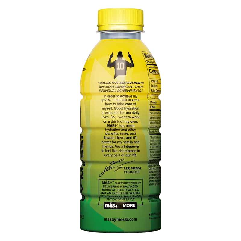 Más+ by Messi Limón Lime League 16.9oz Btl