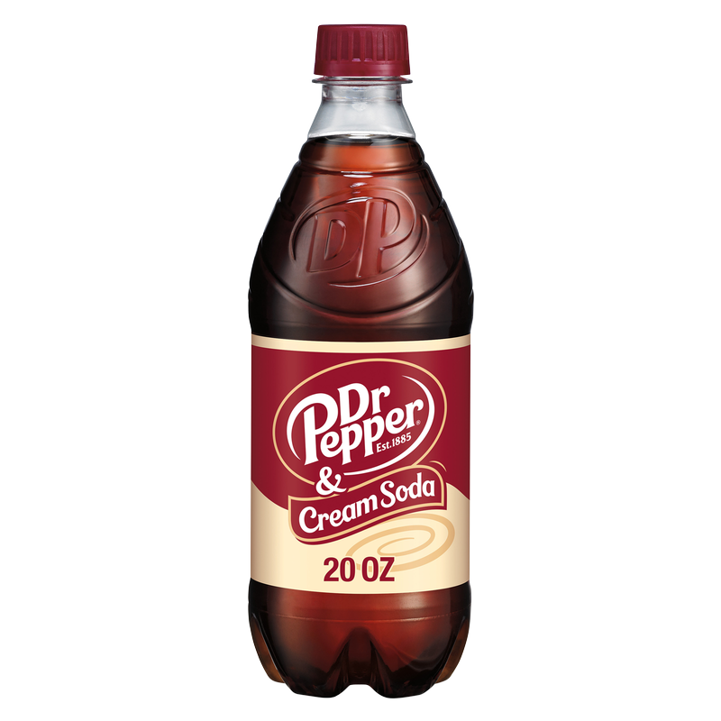 Dr Pepper & Cream Soda 20oz Btl