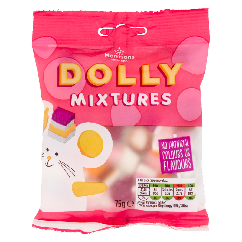 Morrisons Dolly Mixtures, 75g