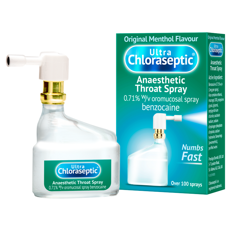 Ultra Chloraseptic Anaesthtic Throat Spray Menthol, 15ml