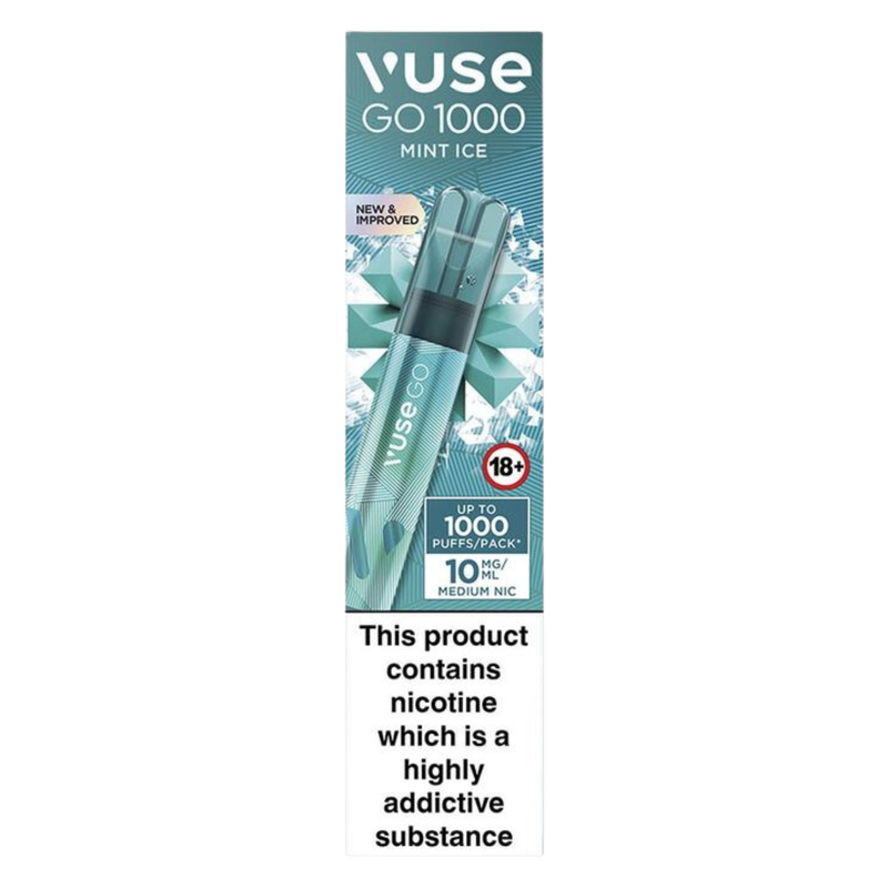 Vuse Go 1000 Pen Mint Ice 10mg/ml, 2ml