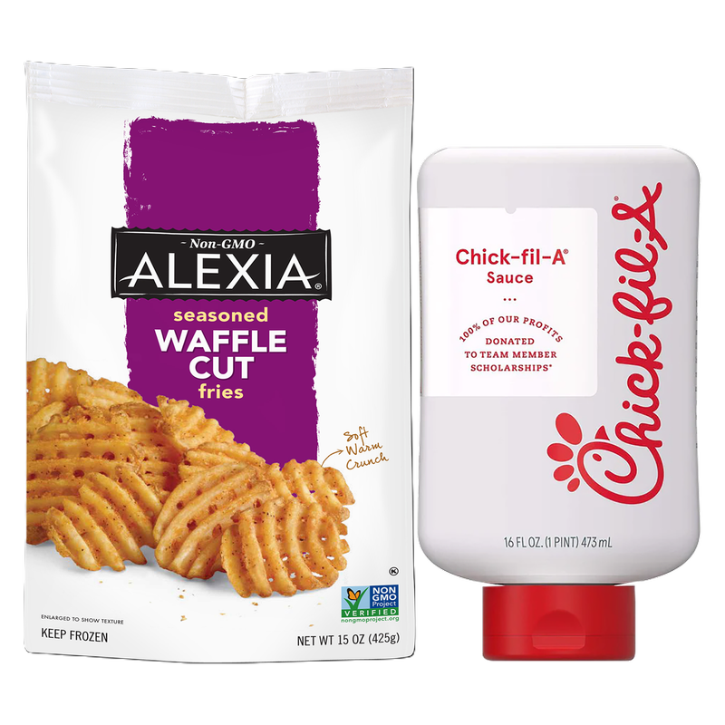 Alexia Crispy Waffle Fries and Chick Fil-A Sauce bundle