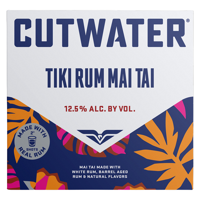 Cutwater Mai Tai Rum 4pk 12oz Can 12.5% ABV