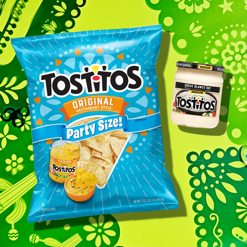 Tostitos Restaurant Style Chips & Tostitos Queso Blanco Dip