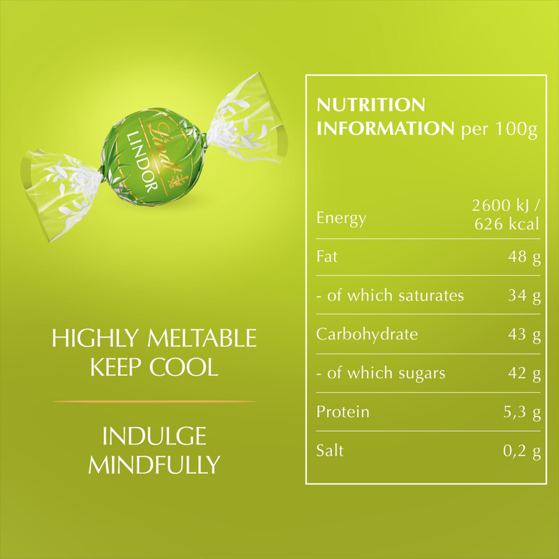 Lindt Lindor Pistachio, 200g