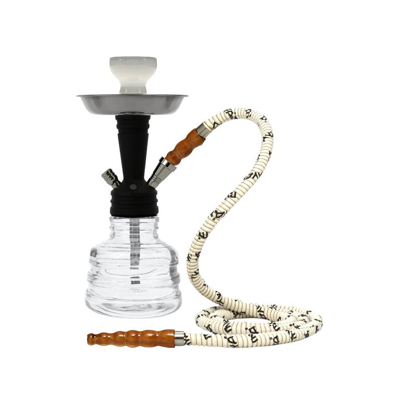 Mya Saray PIA Black Stem Hookah-Colors may Vary