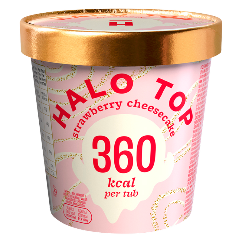 Halo Top Strawberry Cheesecake, 473ml