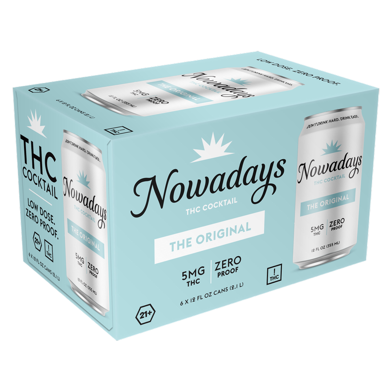 Nowadays Original 5MG THC Drink 6pk 12oz Cans