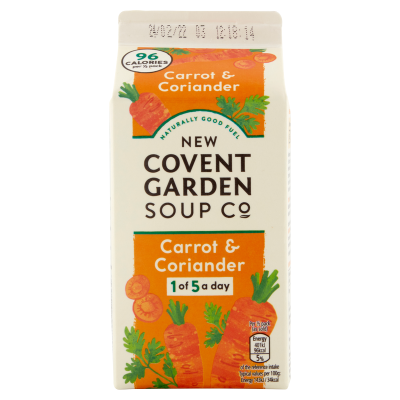 New Covent Garden Carrot & Coriander Soup, 560g