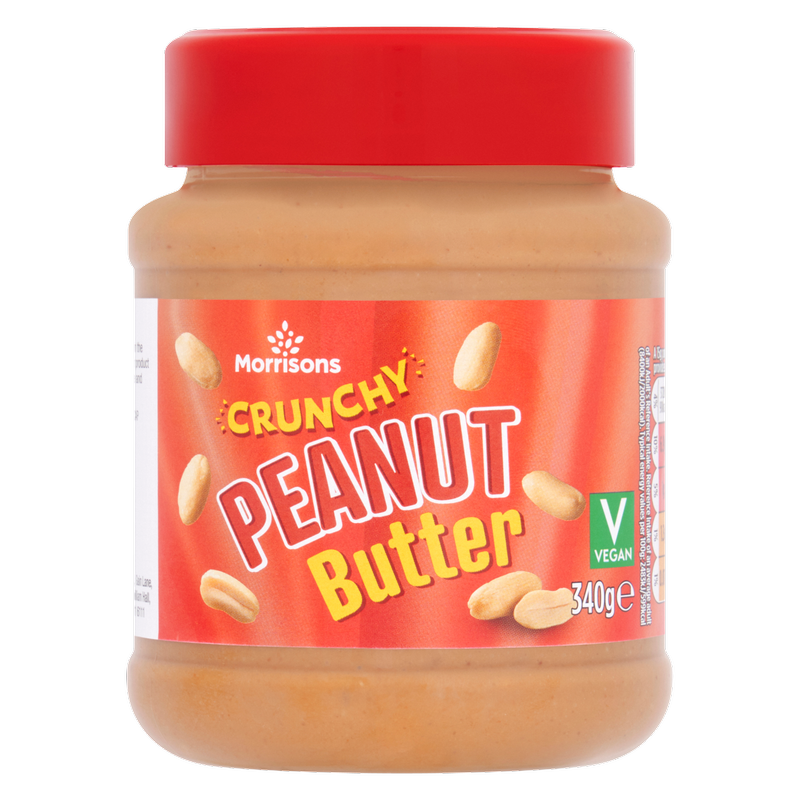 Morrisons Crunchy Peanut Butter, 340g