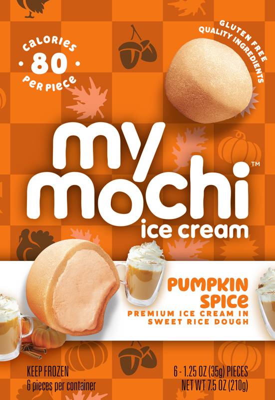 My Mochi Ice Cream Pumpkin Spice, 6ct