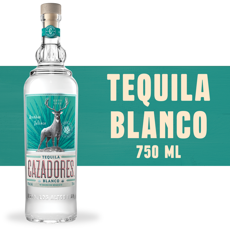 Cazadores Blanco Tequila 750ml (80 Proof)