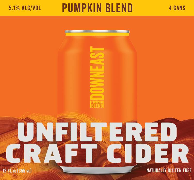 Downeast Cider Seasonal - Pumpkin Blend 4pk 12oz Can 5.0% ABV