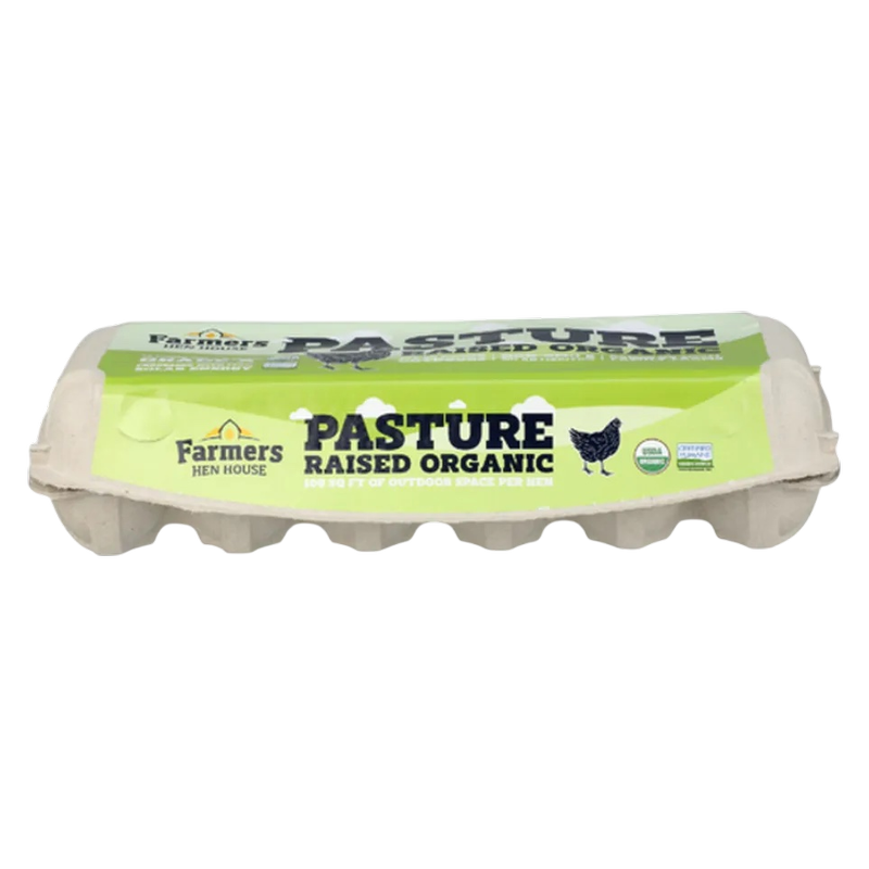 Farmers Hen House Pasture Raised Grade A Large Brown Eggs - 12ct 